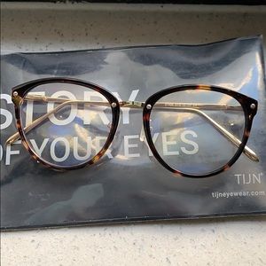 TIJN BlueLight Blocking Round Non-rx Glasses